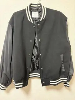 黒 スタジャン 春秋