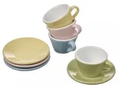DUKTIGドゥクティグ カップ/ソーサー おままごと8点セット,ミックスカラー