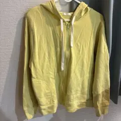 イエローパーカー 長袖 フード