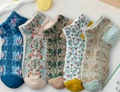 レディース 靴下 5足セット ソックス ショートソックス かわいい おしゃれ