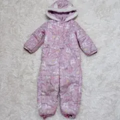 スノーウェア　ジャンプスーツ　フード付き　子供用　110cm バースデイ