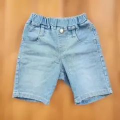 ストレッチデニムハーフパンツ　110