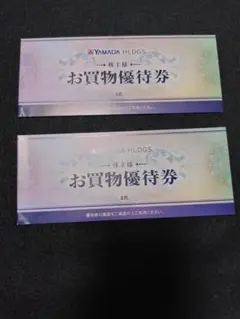 ヤマダ電機 株主優待券 4000円分