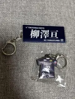柳澤 徳島ヴォルティス ユニフォームキーホルダー ネームキーホルダーセット
