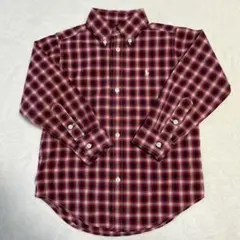 新品★Ralph Lauren チェックシャツ 3/3T