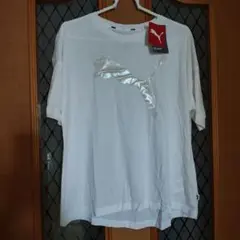 新品未使用　PUMA リラックスフィット Tシャツ ホワイト　プーマ