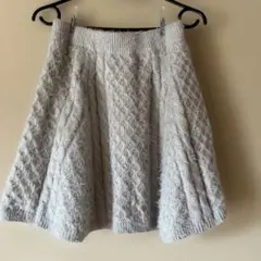 CECIL McBEEケーブル編み フレアスカート
