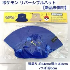 【新品未開封】キッズ用 ポケモン リバーシブルハット シンガポール限定商品