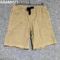 GRAMICCI ベージュ ゴムウエスト ショートパンツ