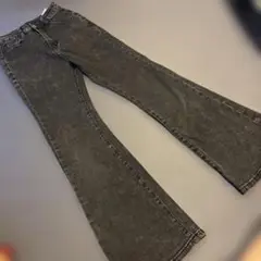 SHEIN ダークグレー フレアパンツ 10-11Y