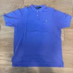 【美色】Polo by Ralph Lauren ポロシャツパープルL刺繍90s