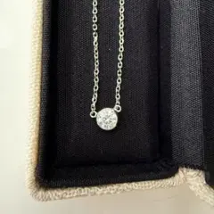 【極美品】一粒　ダイヤモンド　ネックレス　0.3ct 0.3カラット　K18