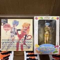 新世紀エヴァンゲリオン　ネコミミ綾波　モンキーアスカ&綾波フィギュア ネコミミ綾波＆モンキーアスカ フィギュア 新世紀エヴァンゲリオン