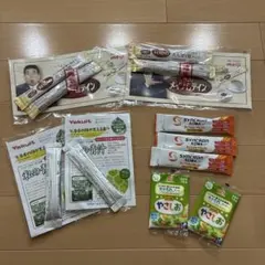 サンプル　食品　栄養　青汁　シンクロンコーワ　メイプロテイン　やさしお　お試しのサムネイル