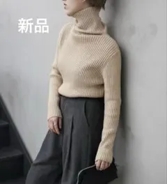 ハイネック ニット