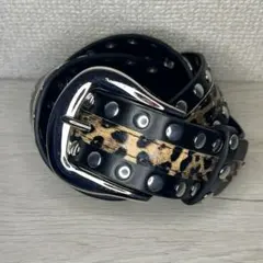 ウエスタンベルト　韓国　古着　アメカジ y2k リベット　グランジ