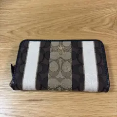 希少】 新品 未使用 コーチCOACH二つ折り財布 レオパード ブラッ