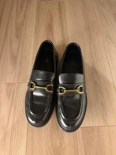 ZARA ビットローファー ブラックのサムネイル