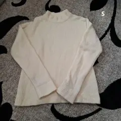 417 ÉDIFICE アイボリー ハイネックセーター