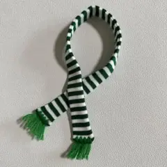 しろくま貯金箱のマフラー