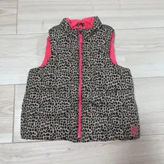 baby GAP ヒョウ柄 ダウンベスト 100