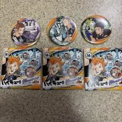 ハイキュー!! 缶バッジ 3点セット 東峰旭 田中龍之介 澤村大地　メモリーズ