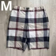 ブラックレーベルクレストブリッジ　Mサイズ　美品　チェック柄　ハーフパンツのサムネイル