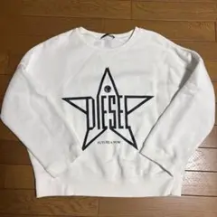 ディーゼル DIESEL ロゴプリントクルーネックスウェット XS