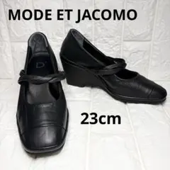 【人気】 モードエジャコモ メリージェーン パンプス ブラック 23cm