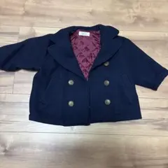 bebe ネイビー ウールコート ダブルボタンのサムネイル