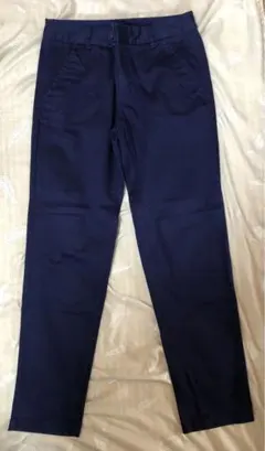 GU ネイビー　チノパン　ストレッチあり　M