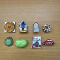 陶器製ミニチュア8点セット