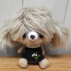 本日限定価格 ハンドメイド あみぐるみ ロップイヤーラビット テディベア