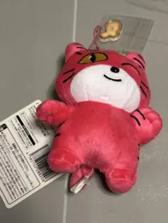 USJ ピンクパンサー ハローキティ コラボ ぬいぐるみキーホルダー