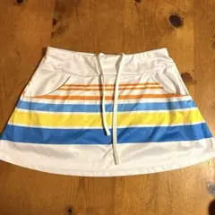 マルチボーダー柄 テニススコート　kitsonのサムネイル