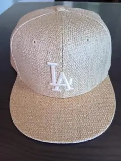 LA Dodgers Straw Baseball Cap
