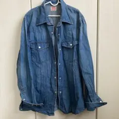 EDWIN デニムシャツ 長袖 MEDIUM