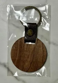 木目キーホルダー 2個セット