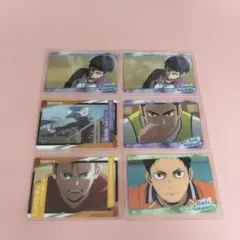 ハイキュー　ウエハース　 6枚セット