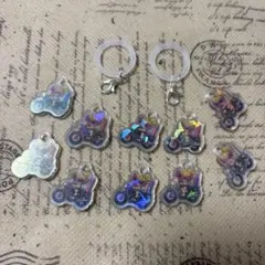 毎日発送　即購入OK アンブレラマーカー　めじるしチャーム　ヒスミニ　バイク