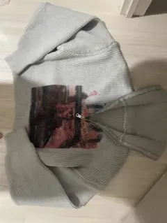 y2k ニット　グランジ　パンク　ロック　パーカー　タートルネック