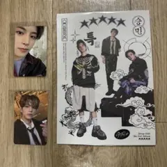 5star ポスター　スンミン トレカ2枚セット