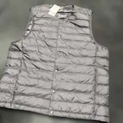 新品UNIQLO ユニクロ パフテックコンパクトベスト メンズL ブラック