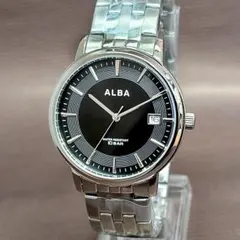 逆輸入セイコーALBA日本未発売チタン製100m防水アナログ腕時計メンズ 