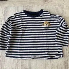 ストライプ　長袖Ｔシャツ　90
