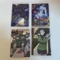 機動戦士ガンダムGQuuuuuuX/ジークアクス　ウエハース　カード　4枚セット