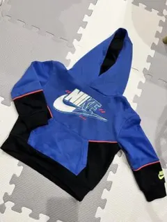 NIKE フード付きトレーナー 青/黒