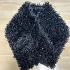 黒いファースヌードあったかマフラー