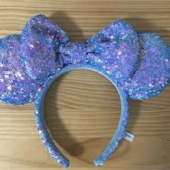 ディズニーシー カチューシャ ミニー スパンコール