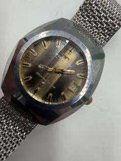 TECHNOS TIGER 自動巻き時計 ブラック/ゴールド TECHNOS TIGER 自動巻き時計 ブラック/ゴールド - メルカリ